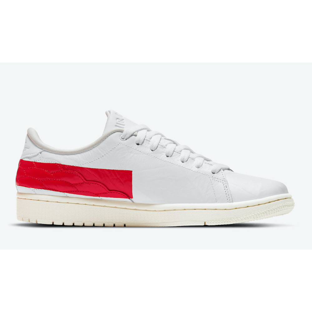 Air Jordan 1 Centre Court White/University Red-Sail DJ2756-101 Men's Shoes 14